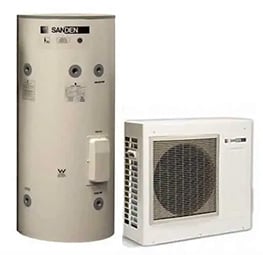 sanden heat pump system